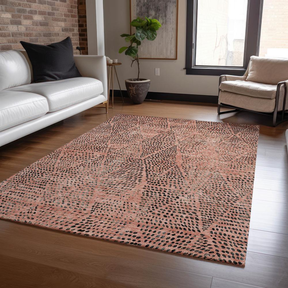 Chantille ACN591 Orange 10' x 14' Rug. Picture 6