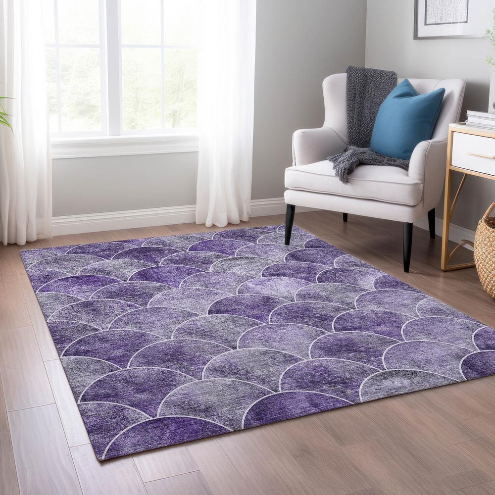 Chantille ACN594 Purple 10' x 14' Rug. Picture 6