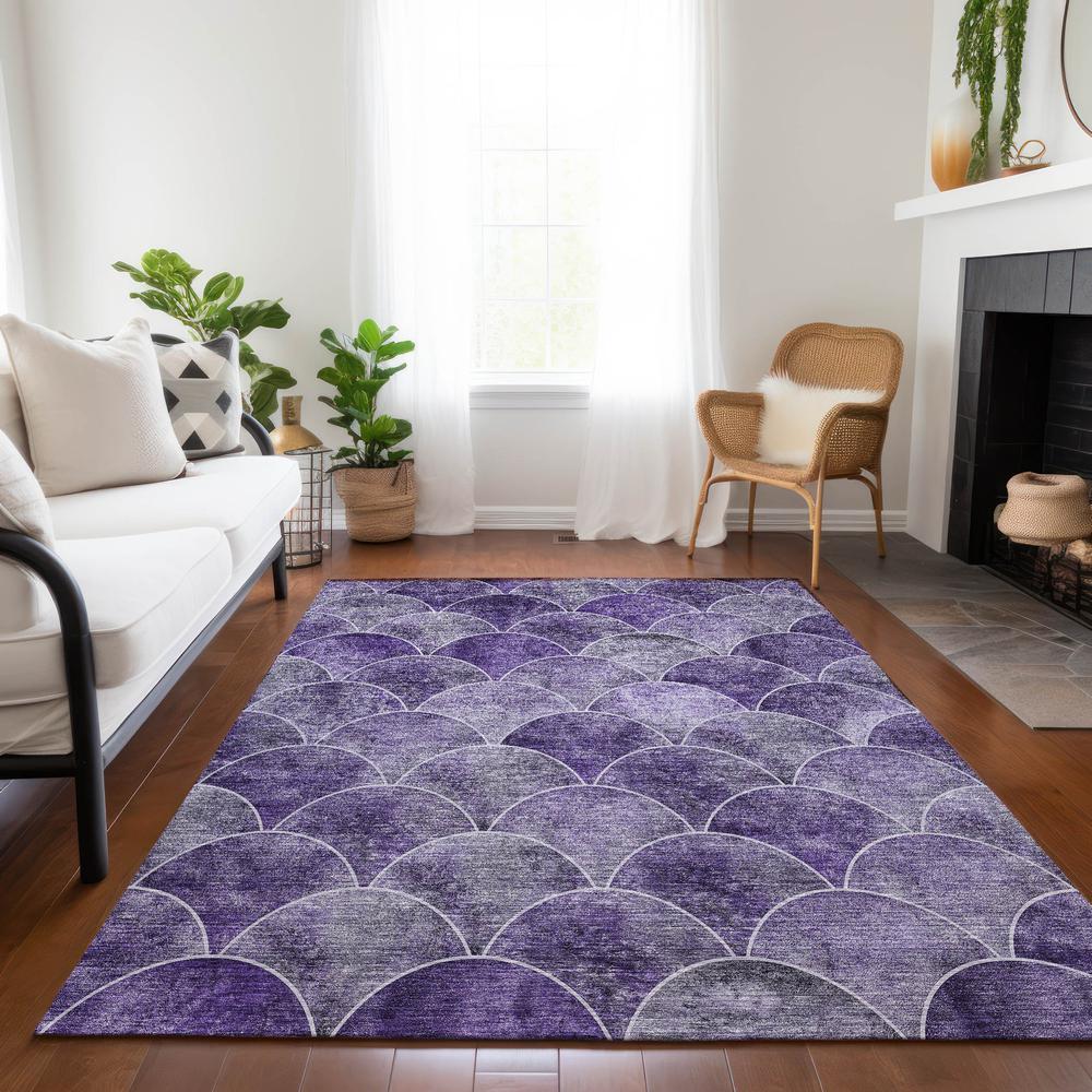 Chantille ACN594 Purple 10' x 14' Rug. Picture 7