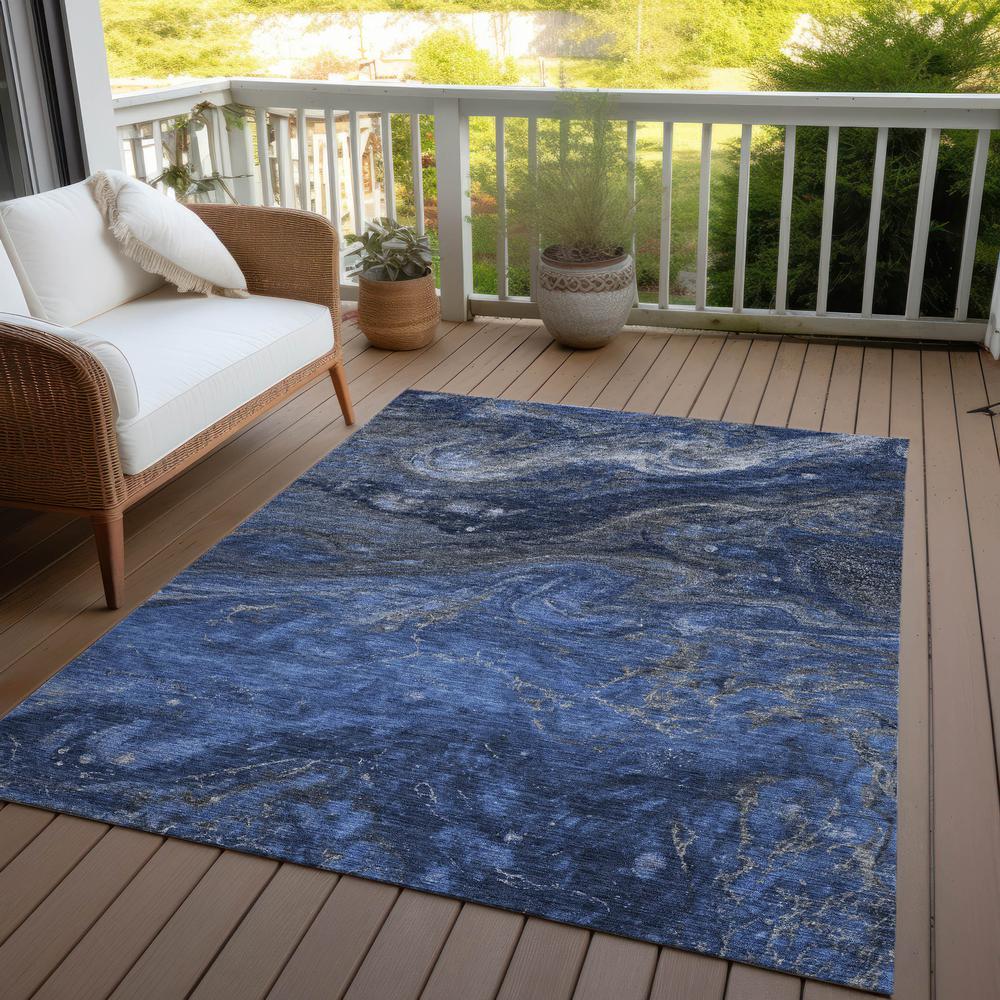 Chantille ACN599 Blue 5' x 7'6" Rug. Picture 9