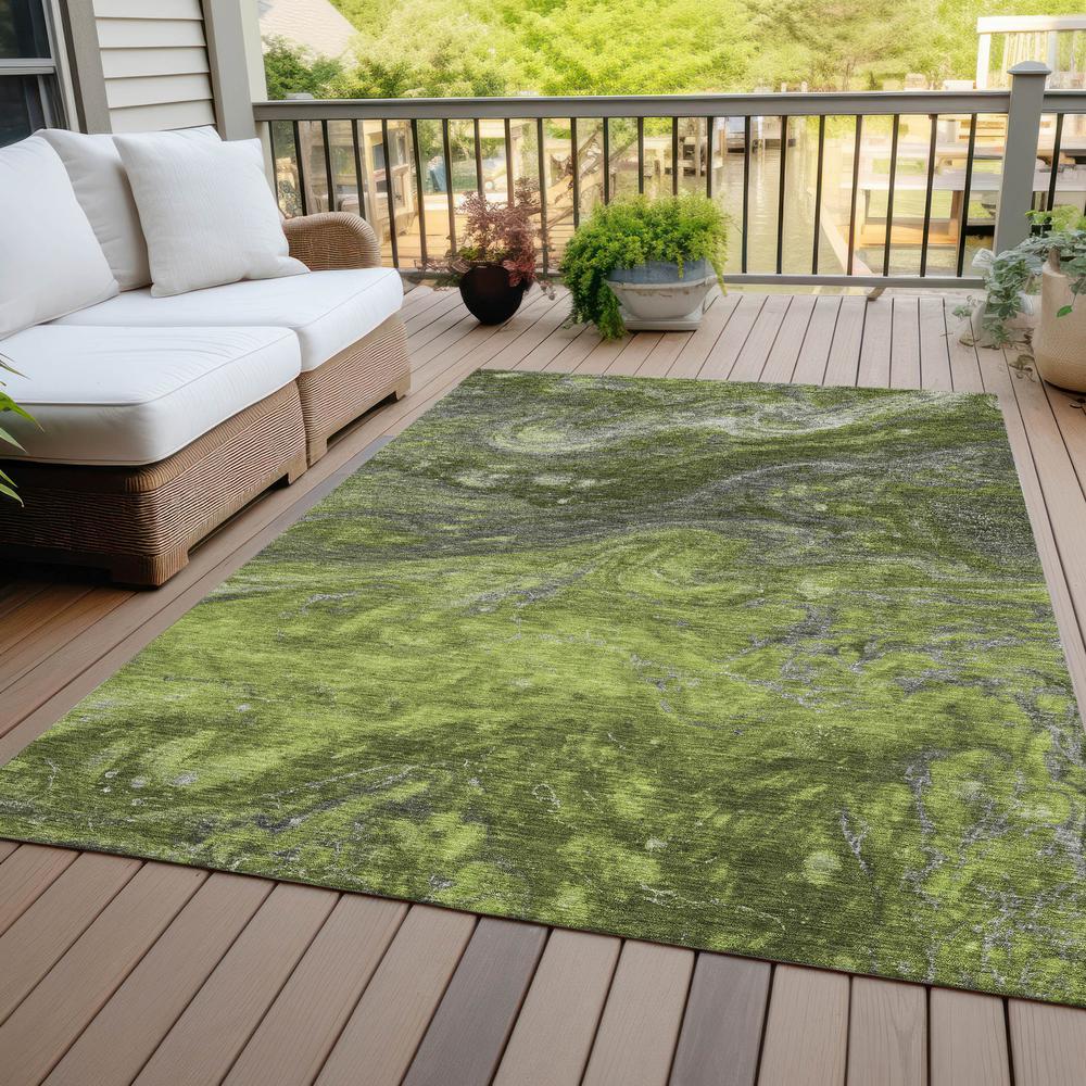 Chantille ACN599 Green 5' x 7'6" Rug. Picture 9