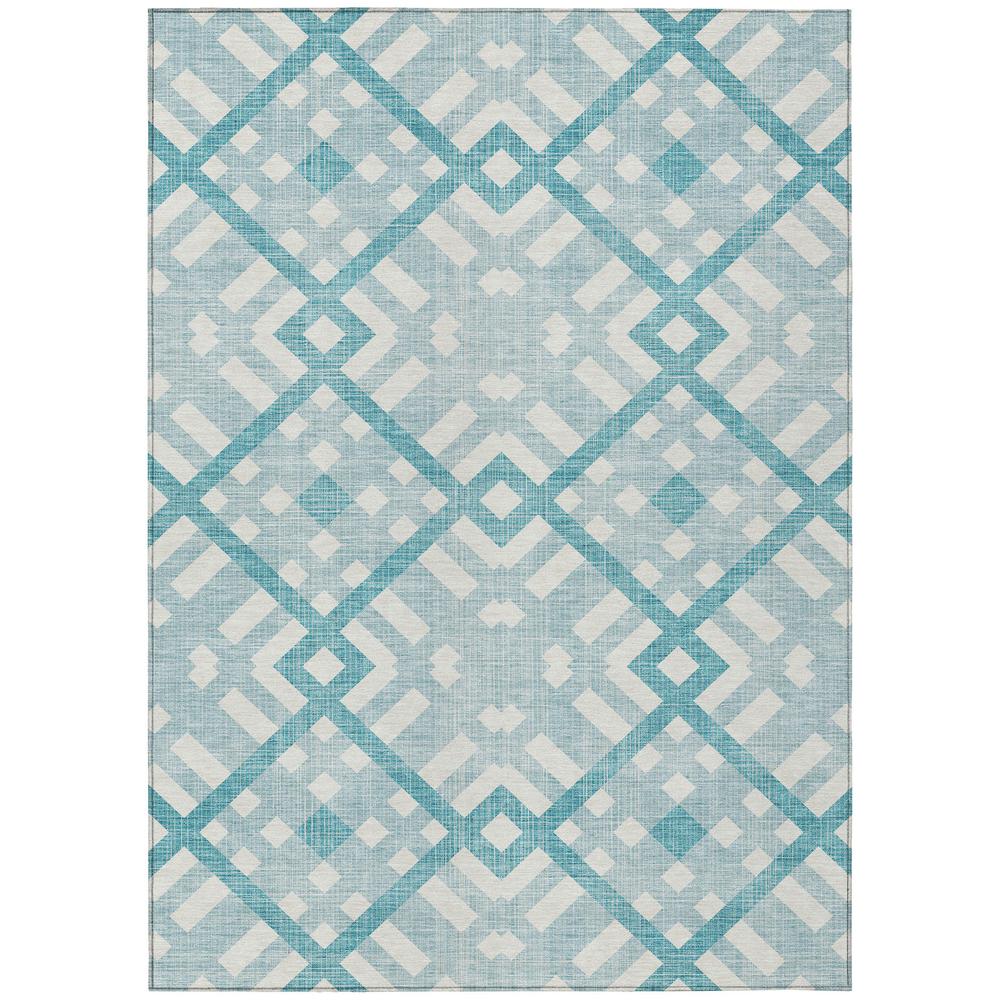 Chantille ACN616 Teal 10' x 14' Rug. Picture 1