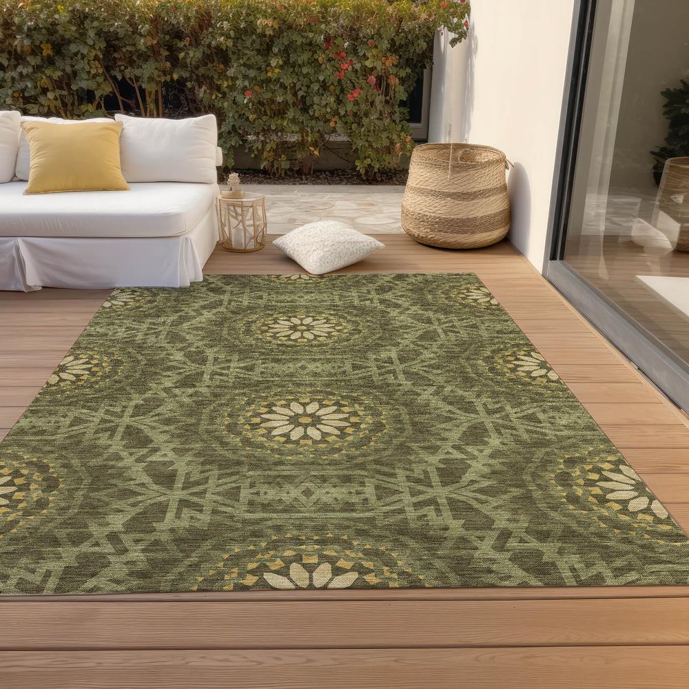 Chantille ACN619 Green 5' x 7'6" Rug. Picture 9