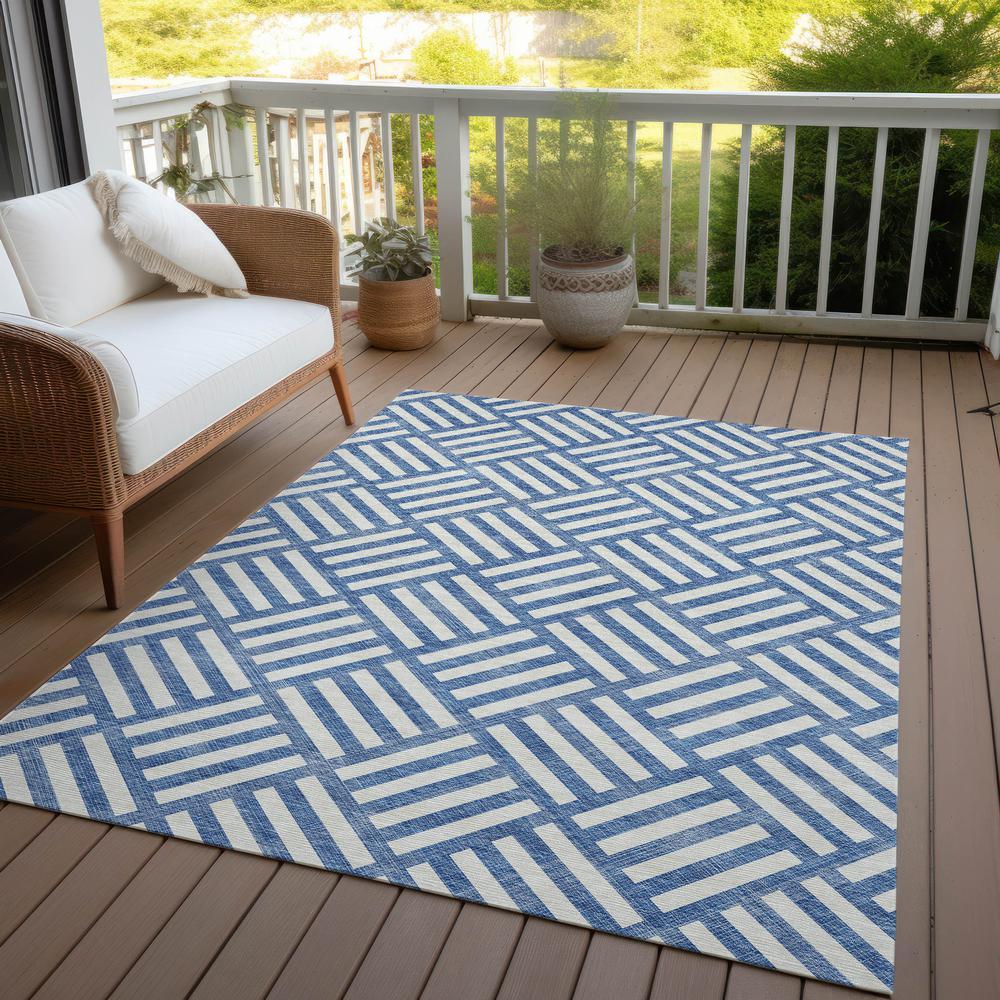 Chantille ACN620 Blue 5' x 7'6" Rug. Picture 9