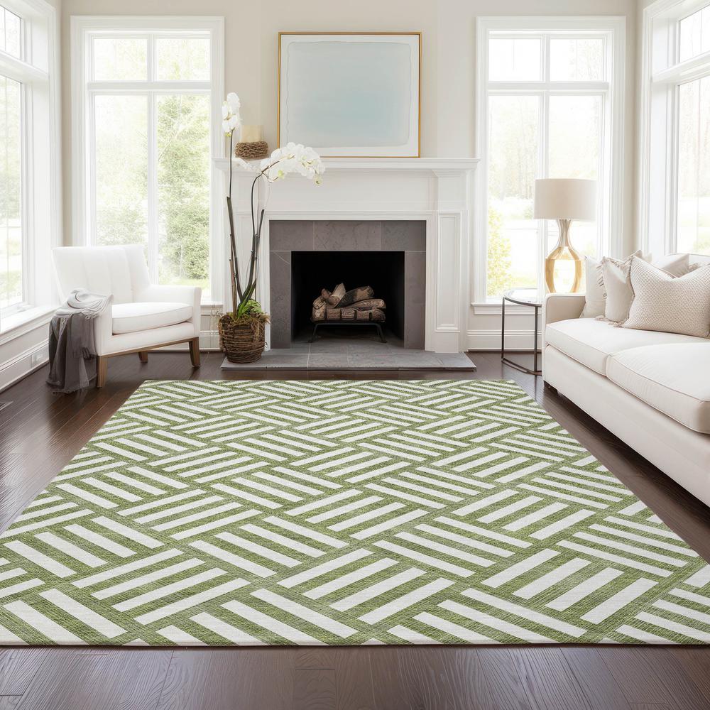 Chantille ACN620 Green 10' x 14' Rug. Picture 6