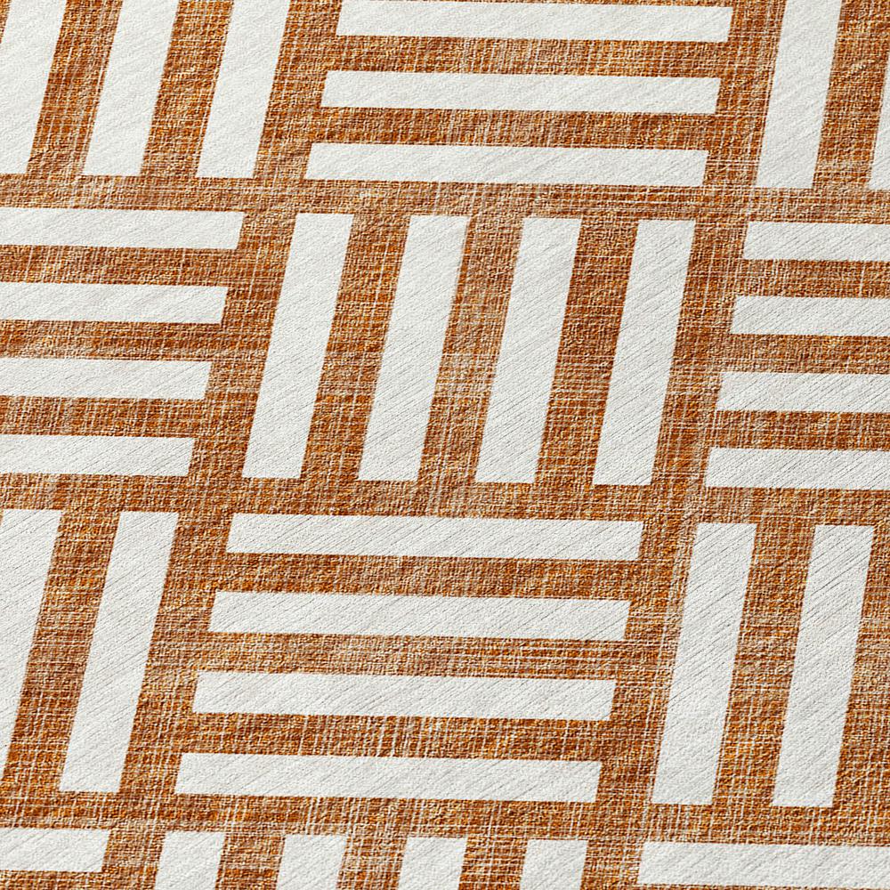 Chantille ACN620 Orange 8' x 8' Rug. Picture 5