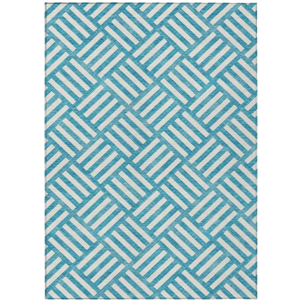 Chantille ACN620 Teal 10' x 14' Rug. Picture 1