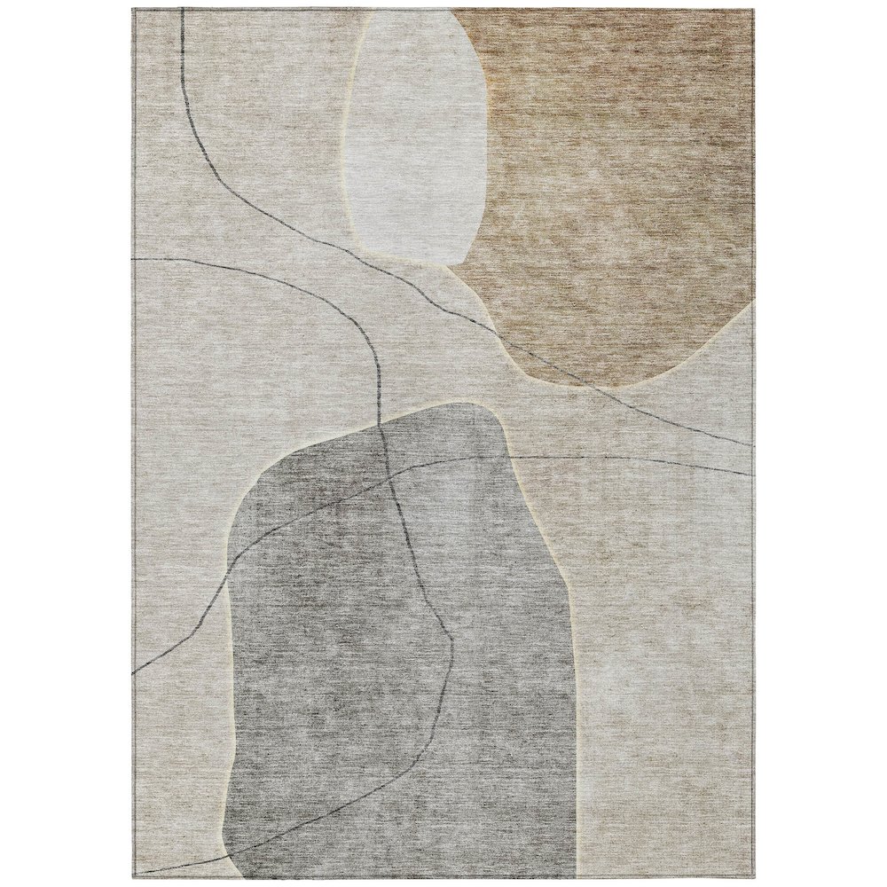 Chantille ACN672 Brown 10' x 14' Rug. Picture 1
