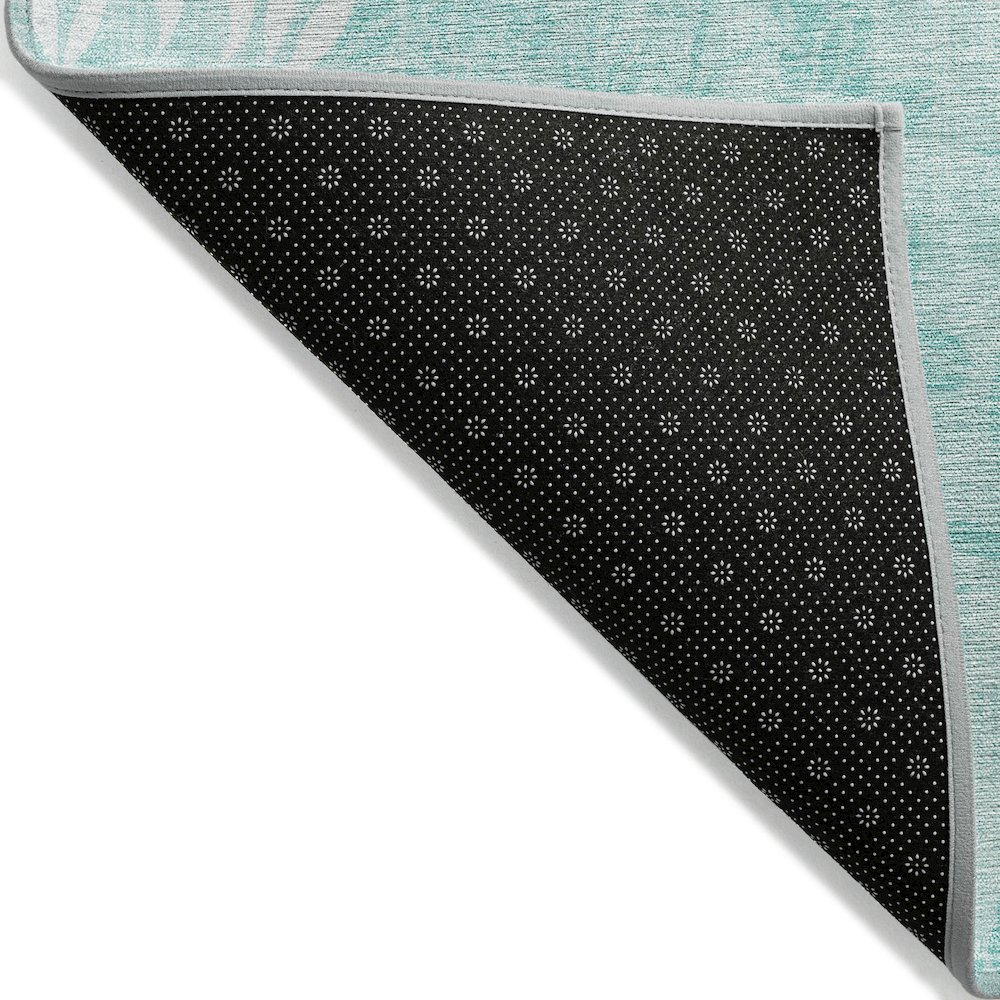 Chantille ACN673 Teal 8' x 8' Rug. Picture 2