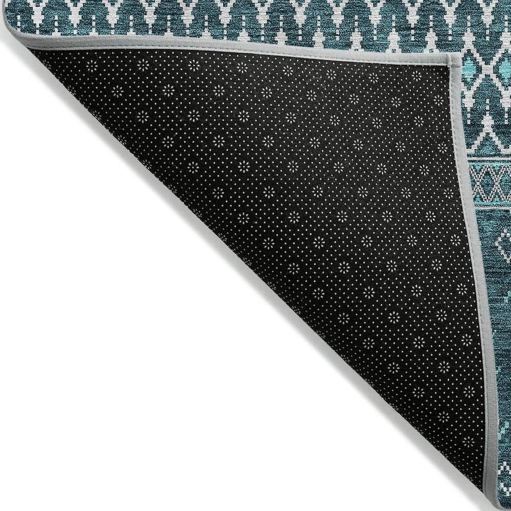 Chantille ACN708 Teal 8' x 8' Rug. Picture 2