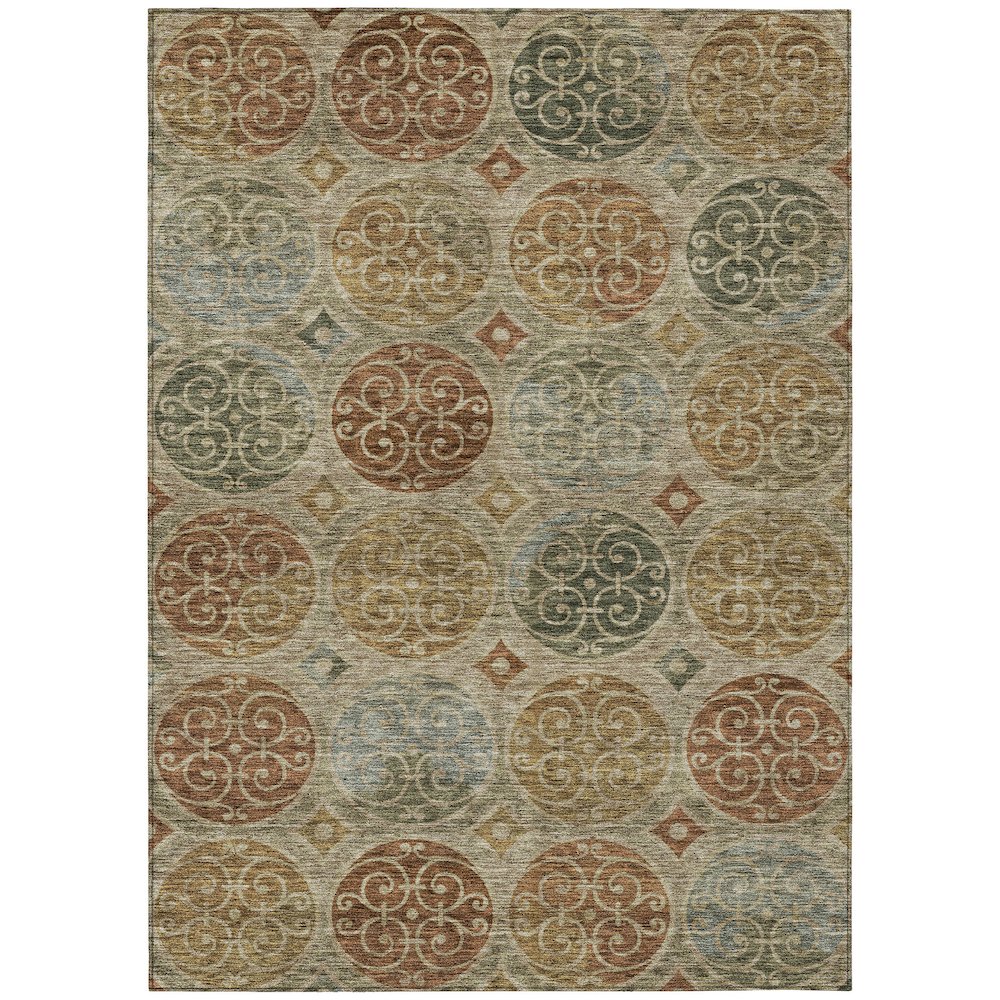 Chantille ACN738 Brown 10' x 14' Rug. Picture 1