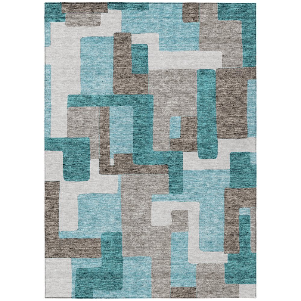 Chantille ACN740 Teal 10' x 14' Rug. Picture 1