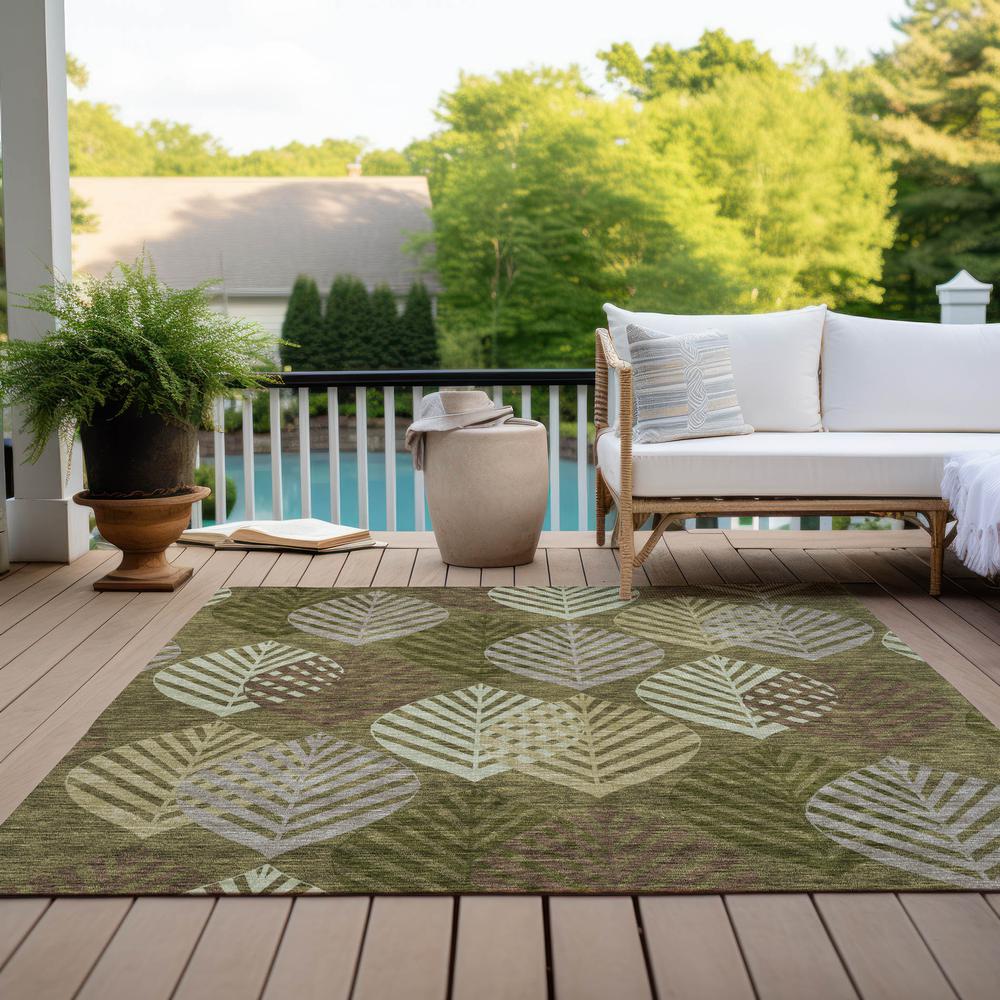 Chantille ACN744 Green 10' x 14' Rug. Picture 8