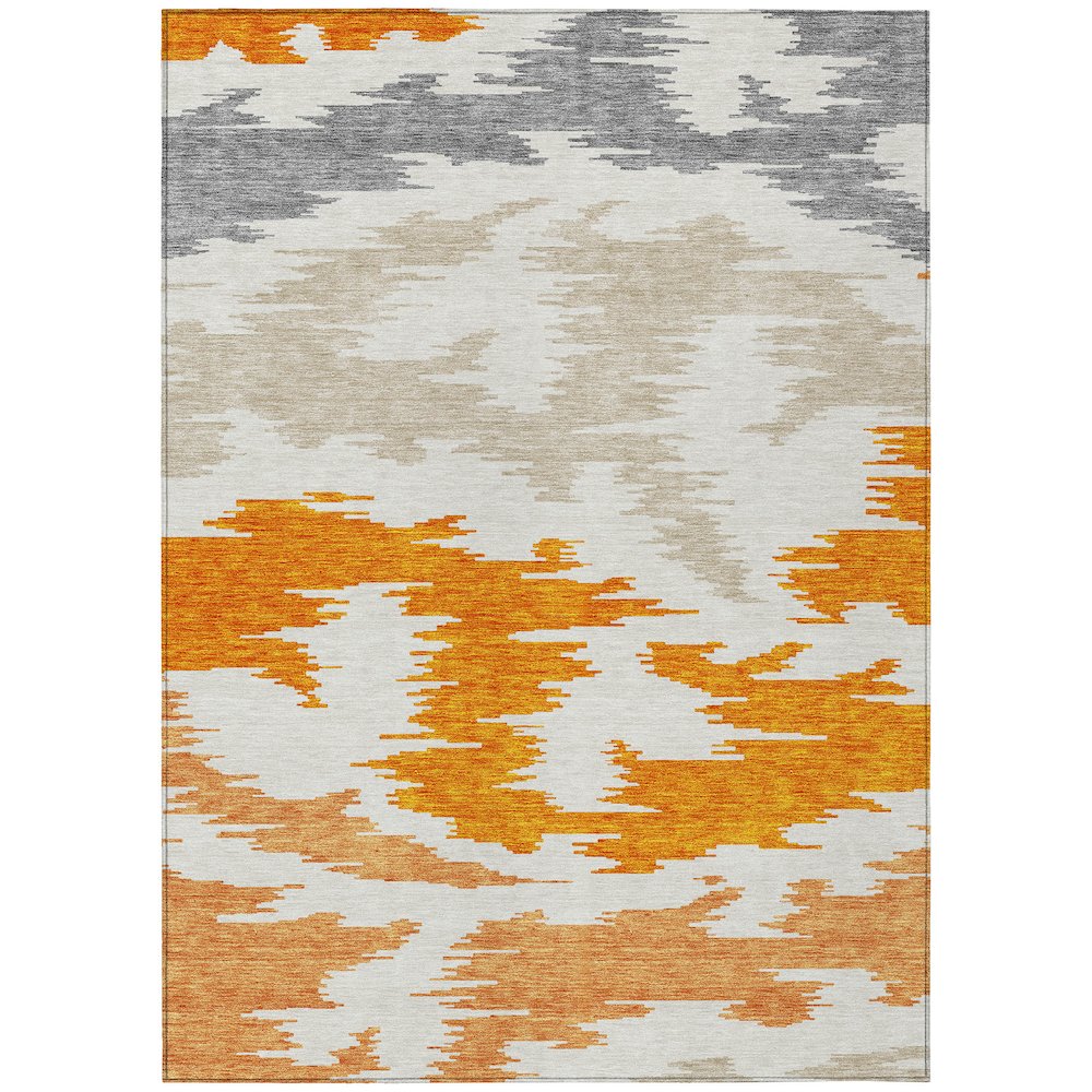 Chantille ACN746 Orange 10' x 14' Rug. Picture 1