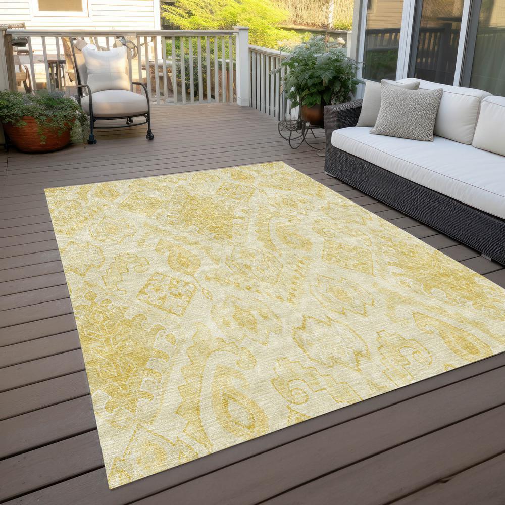 Chantille ACN776 Gold 10' x 14' Rug. Picture 8