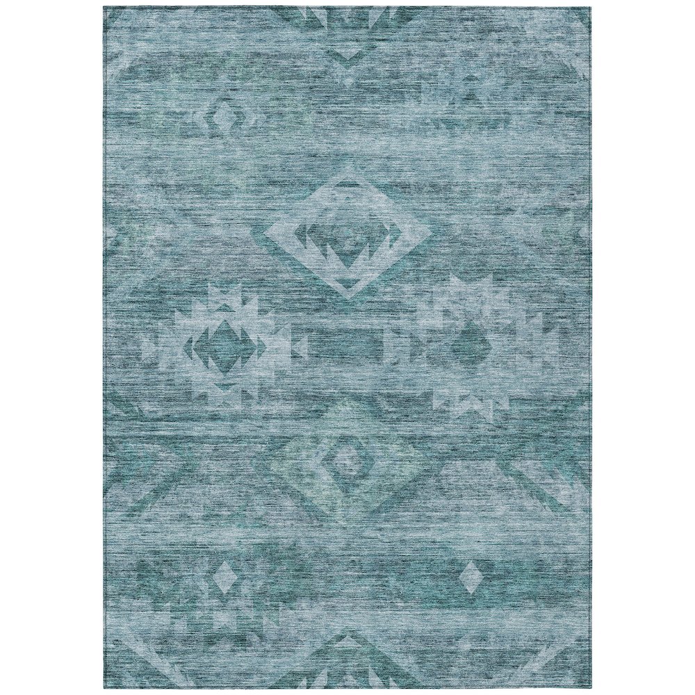 Chantille ACN837 Teal 10' x 14' Rug. Picture 1