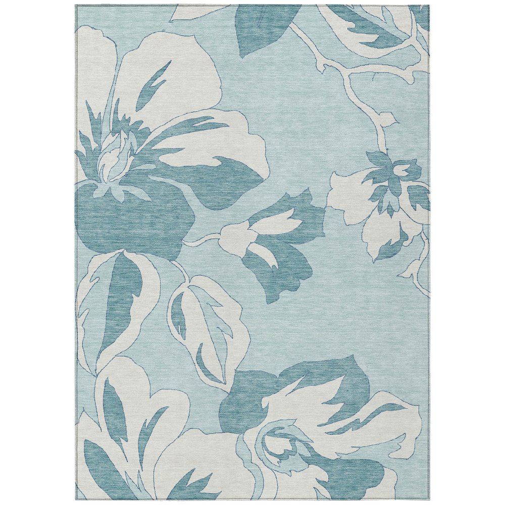 Chantille ACN857 Teal 10' x 14' Rug. Picture 1