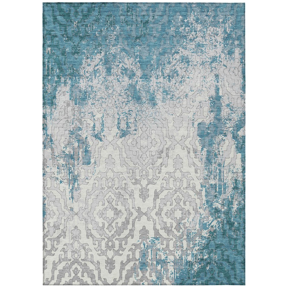 Chantille ACN864 Teal 10' x 14' Rug. Picture 1