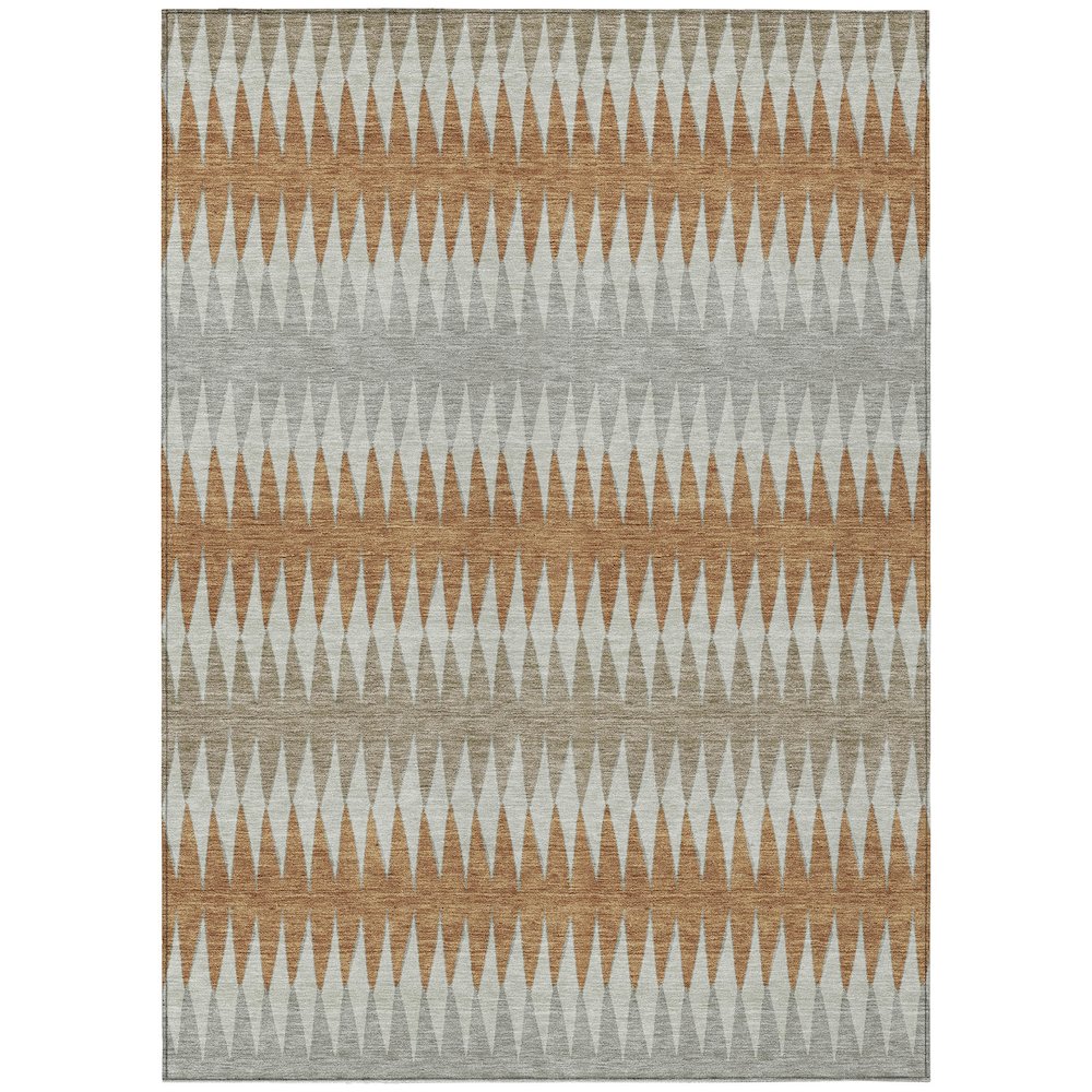 Chantille ACN867 Orange 10' x 14' Rug. Picture 1