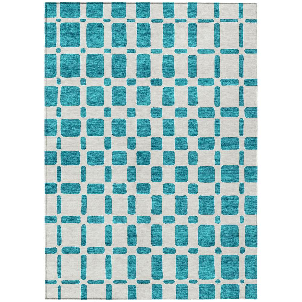 Chantille ACN871 Teal 10' x 14' Rug. Picture 1