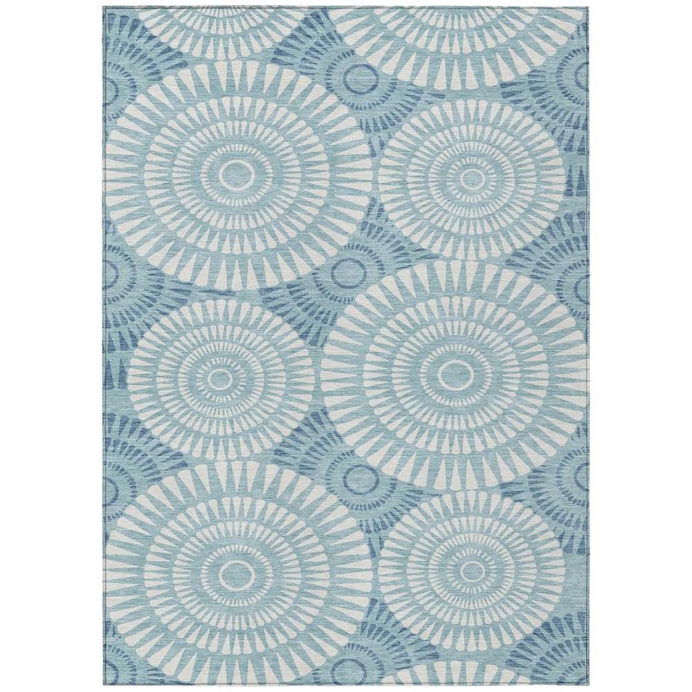 Chantille ACN877 Teal 10' x 14' Rug. Picture 1