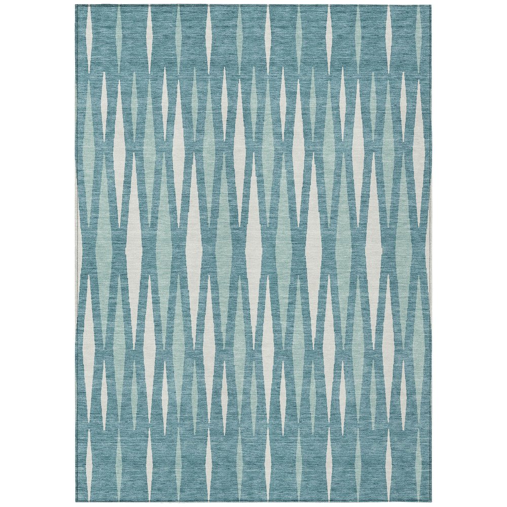Chantille ACN881 Teal 10' x 14' Rug. Picture 1