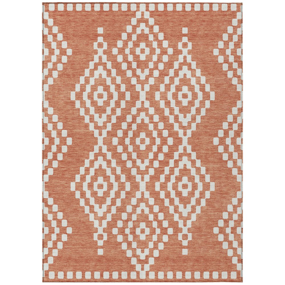 Chantille ACN891 Orange 10' x 14' Rug. Picture 1