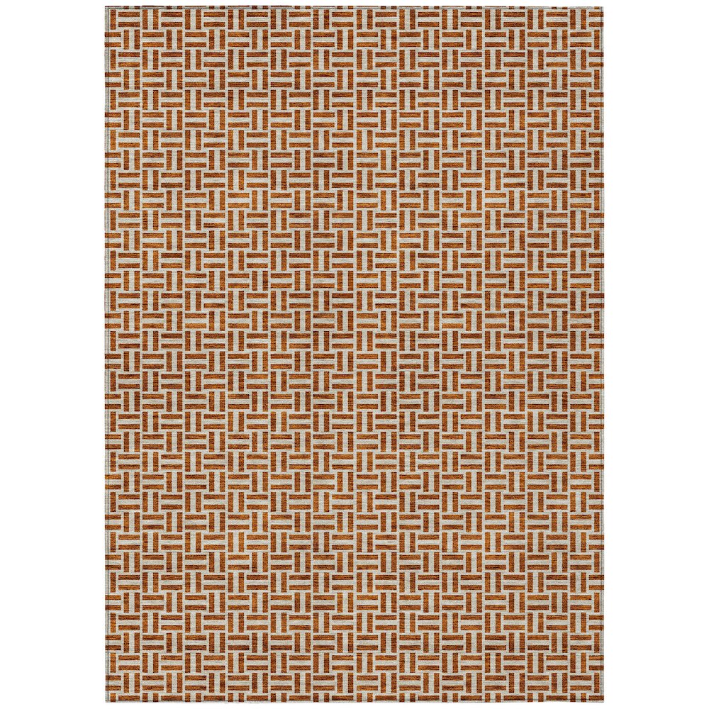 Chantille ACN911 Orange 10' x 14' Rug. Picture 1