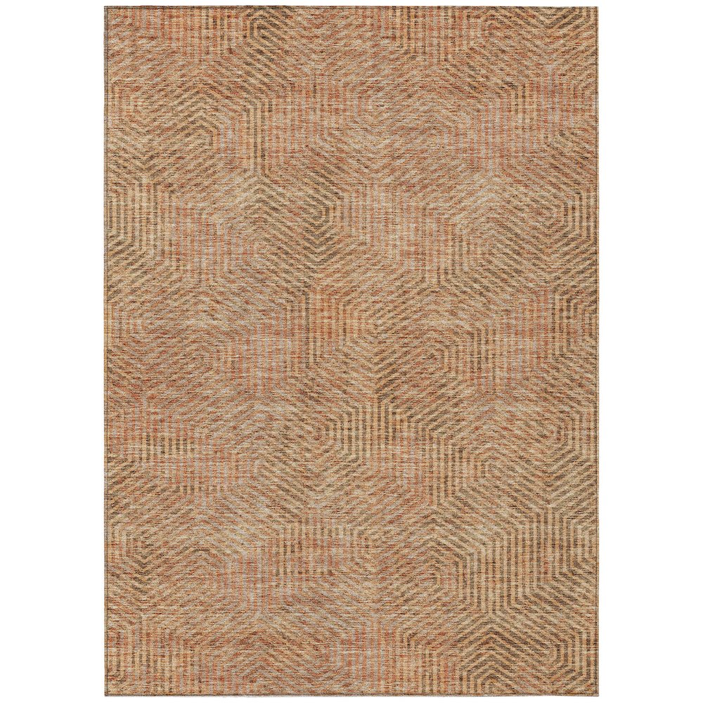 Chantille ACN912 Orange 10' x 14' Rug. Picture 1