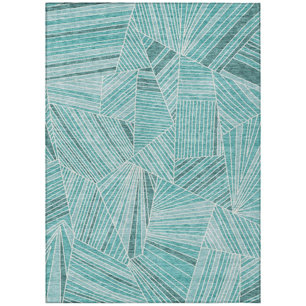 Chantille ACN915 Teal 10' x 14' Rug. Picture 1
