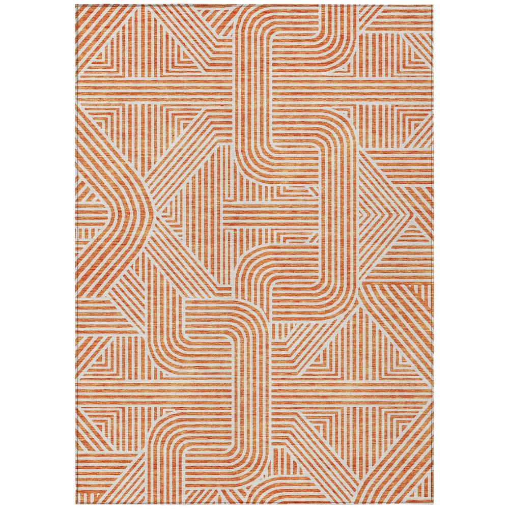 Chantille ACN917 Orange 10' x 14' Rug. Picture 1