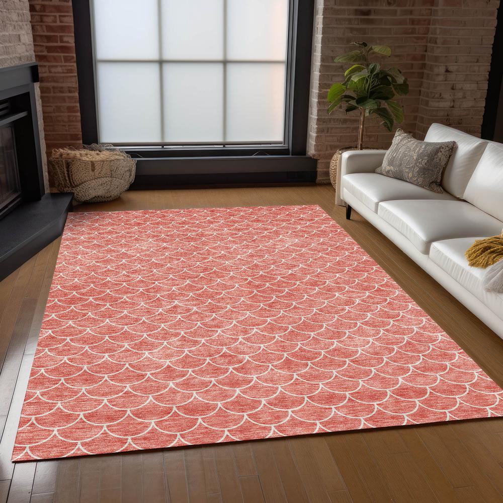 Chantille ACN933 Orange 10' x 14' Rug. Picture 6