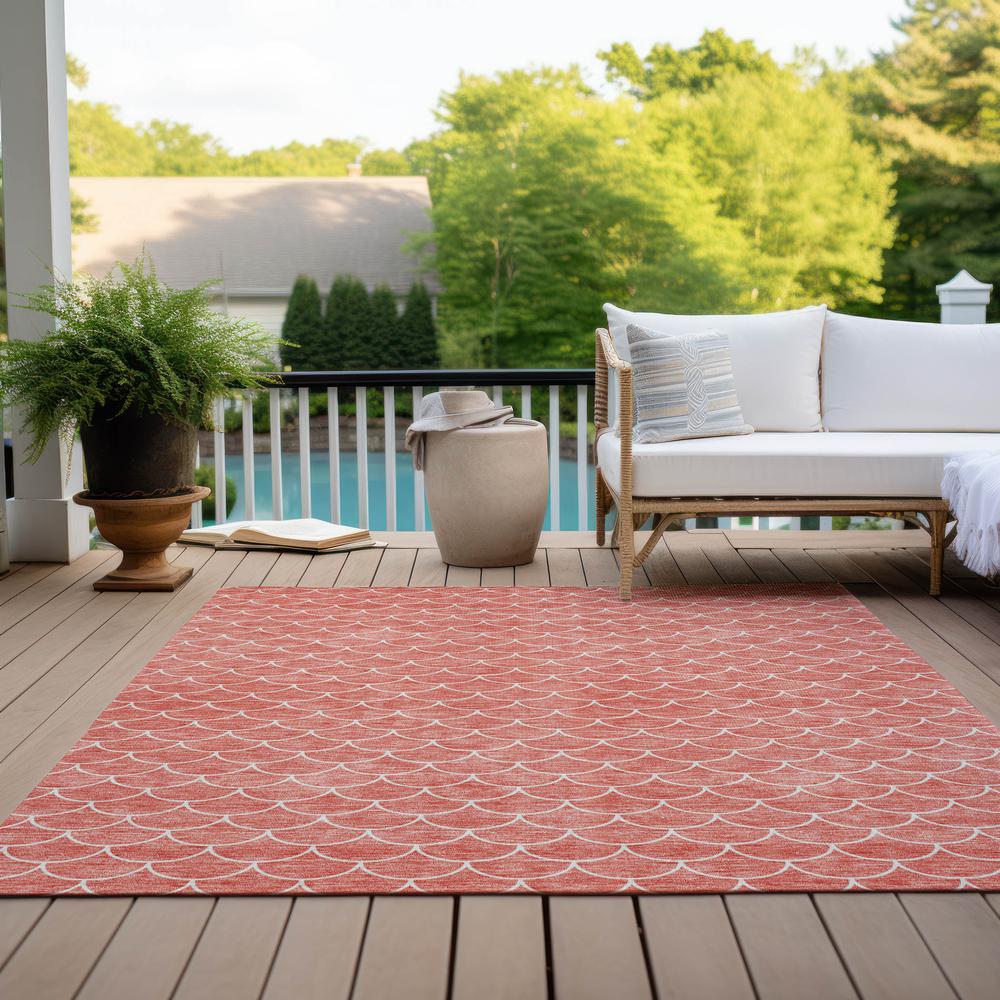 Chantille ACN933 Orange 10' x 14' Rug. Picture 8