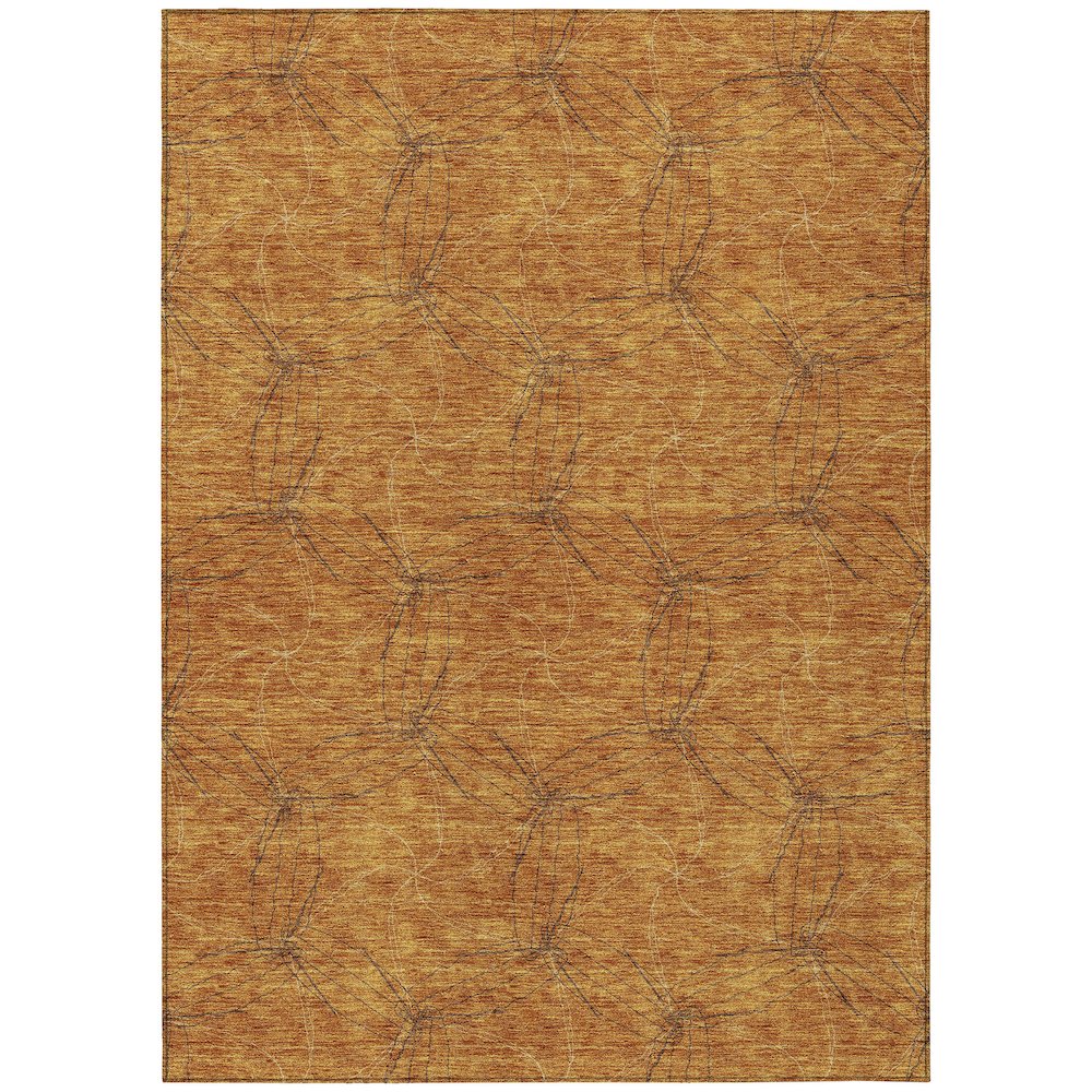 Chantille ACN968 Orange 10' x 14' Rug. Picture 1