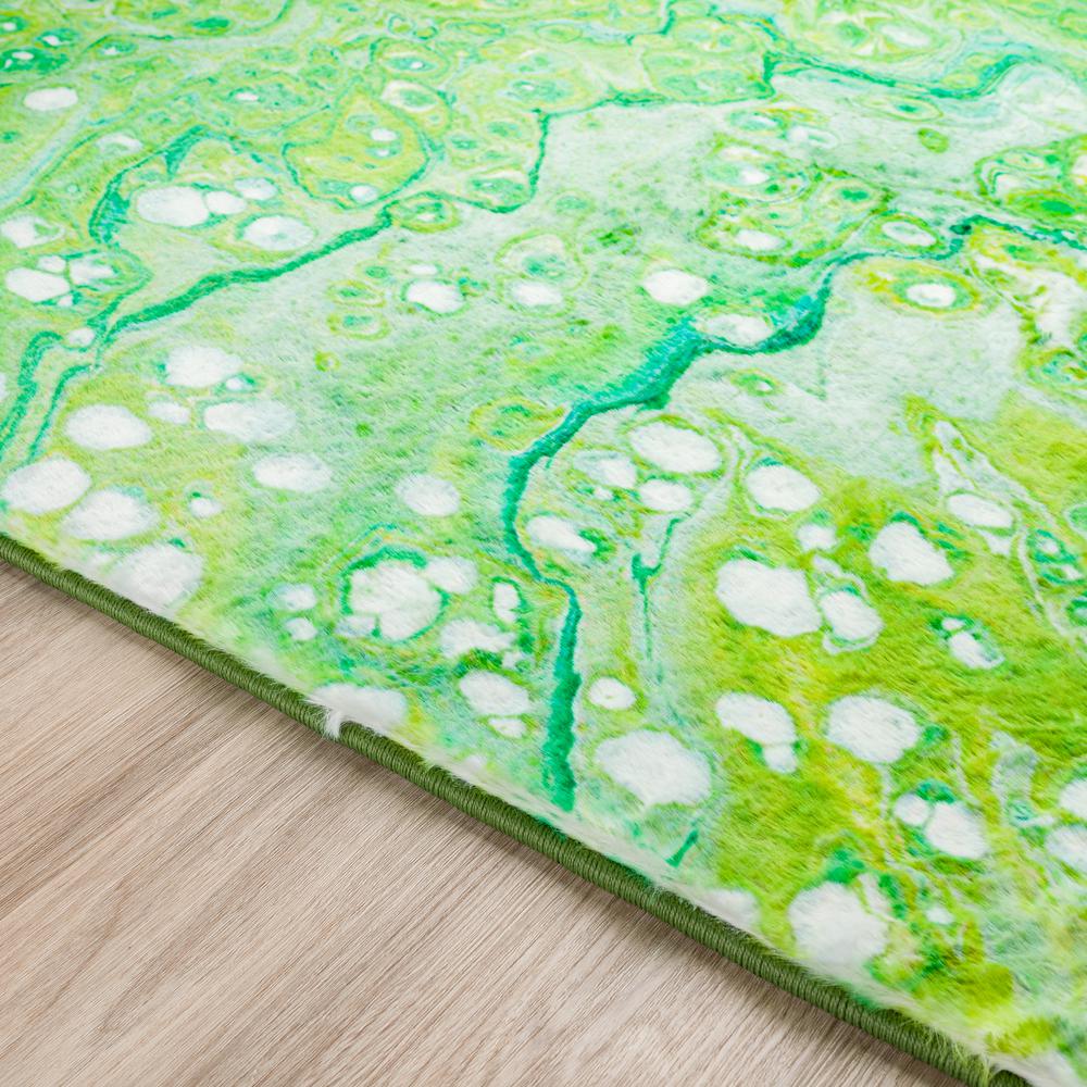 Kikiamo KK5 Lime-In 8' x 8' Round Rug. Picture 5