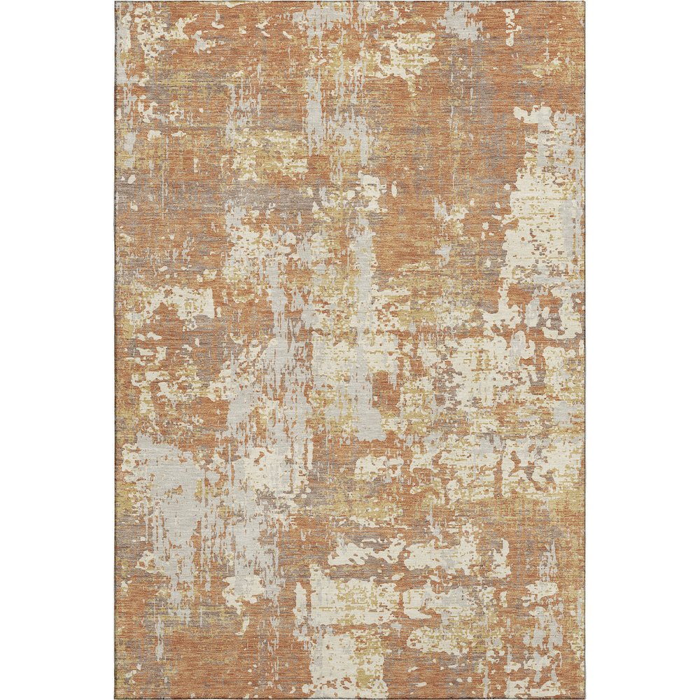 Premium Machine Washable Mayfield AMF1008 Copper 10' x 14' Rug. Picture 1