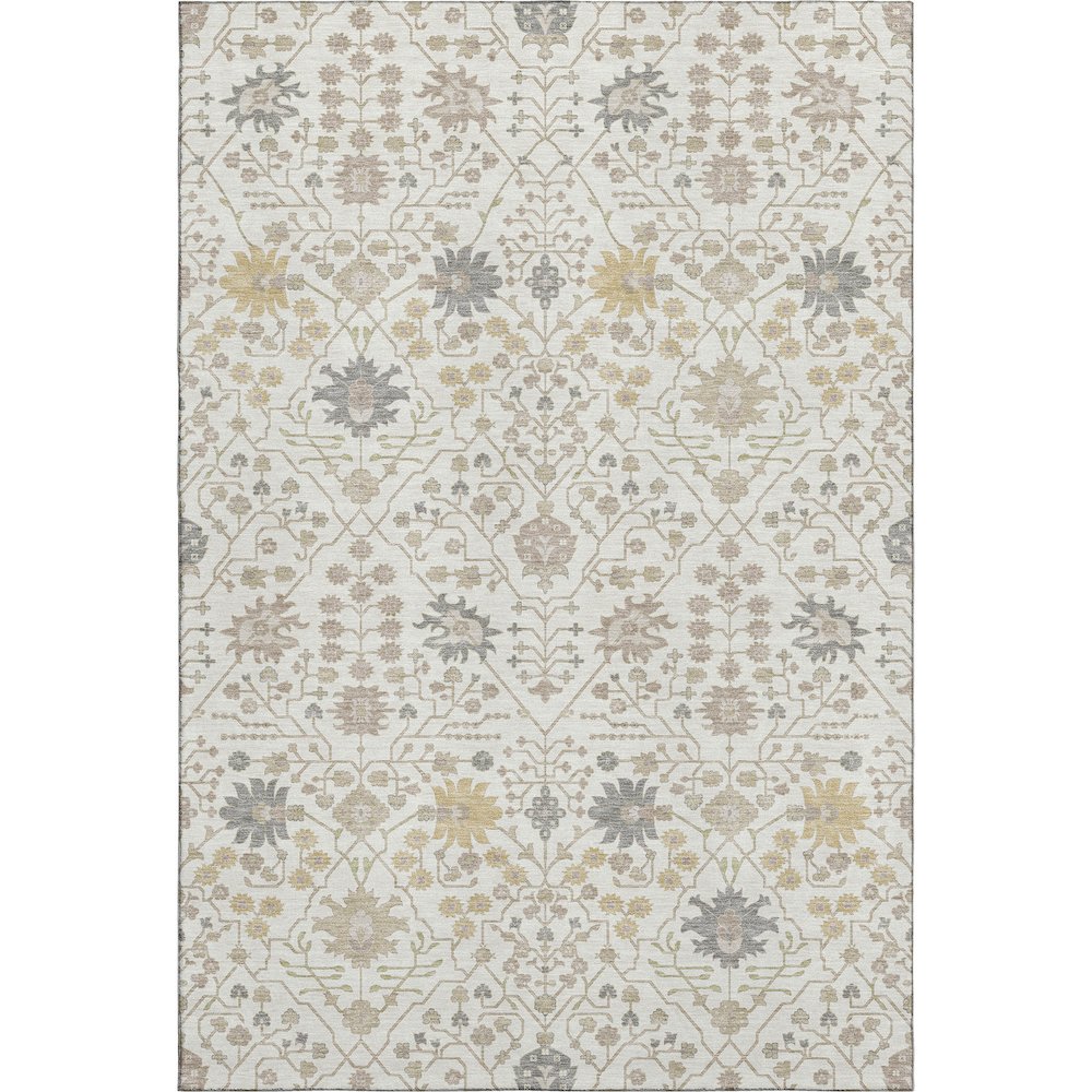 Premium Machine Washable Mayfield AMF1009 Ivory 10' x 14' Rug. Picture 1