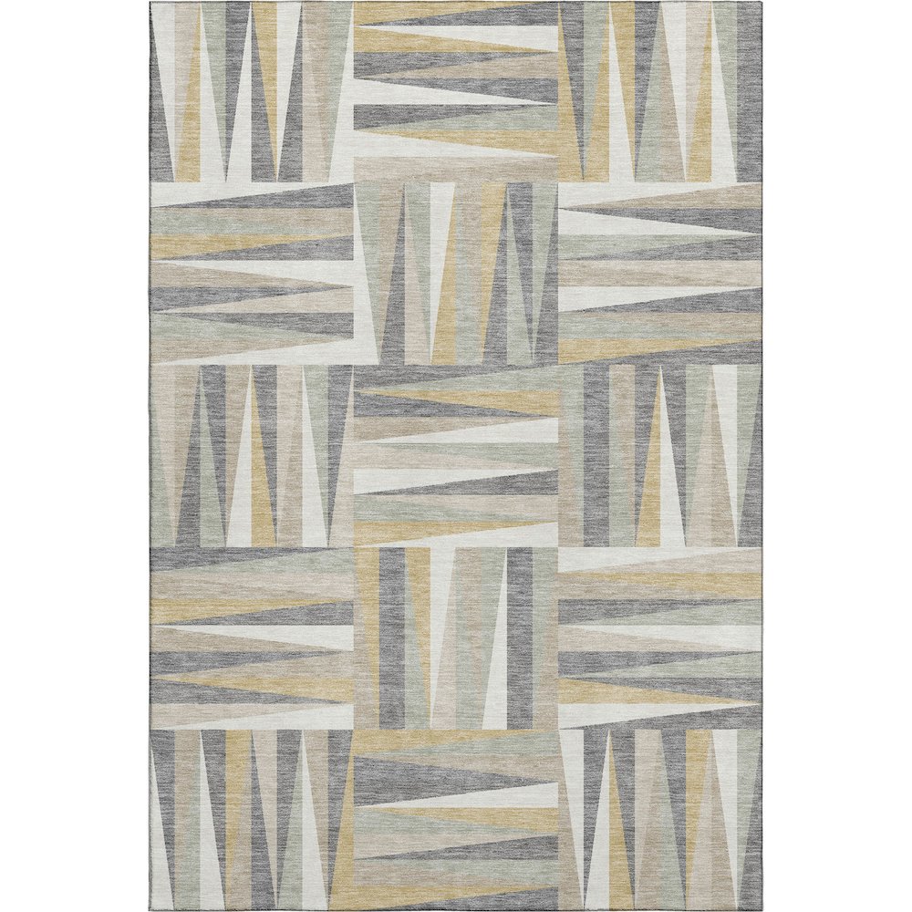 Premium Machine Washable Mayfield AMF1012 Beige 10' x 14' Rug. Picture 1