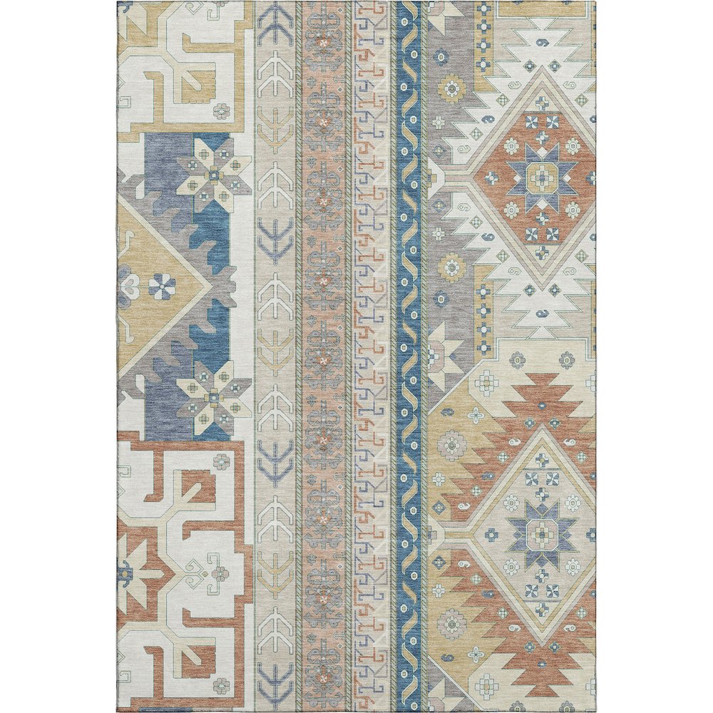 Premium Machine Washable Mayfield AMF1015 Ivory 10' x 14' Rug. Picture 1