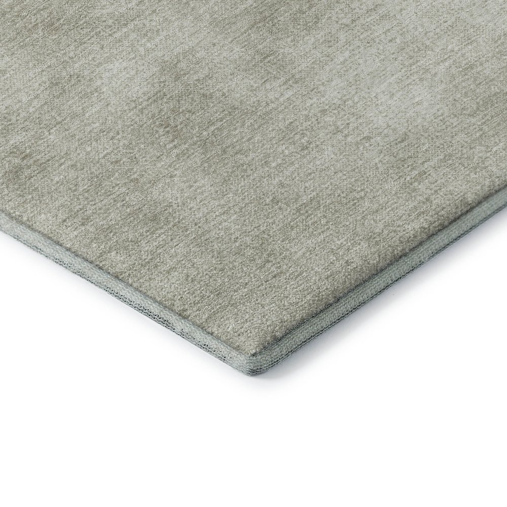 Premium Machine Washable Mayfield AMF1018 Beige 8' x 8' Round Rug. Picture 3