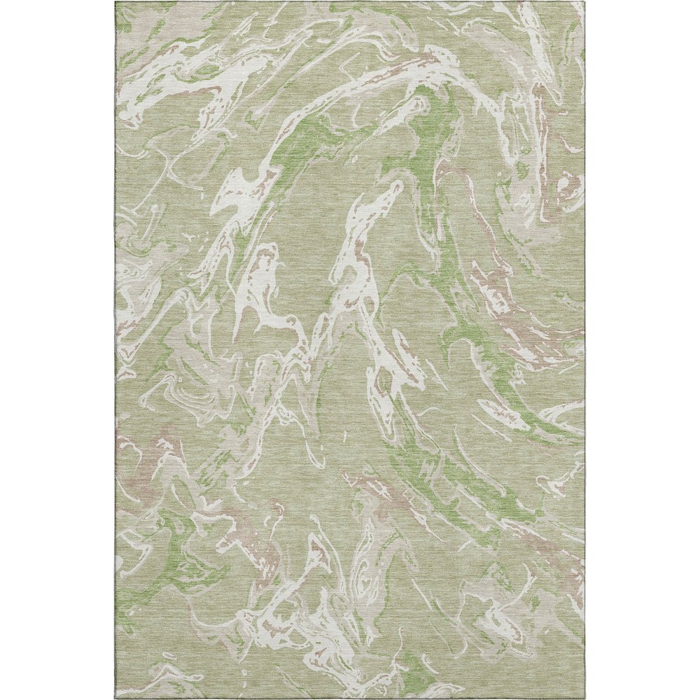Premium Machine Washable Mayfield AMF1035 Aloe 10' x 14' Rug. Picture 1
