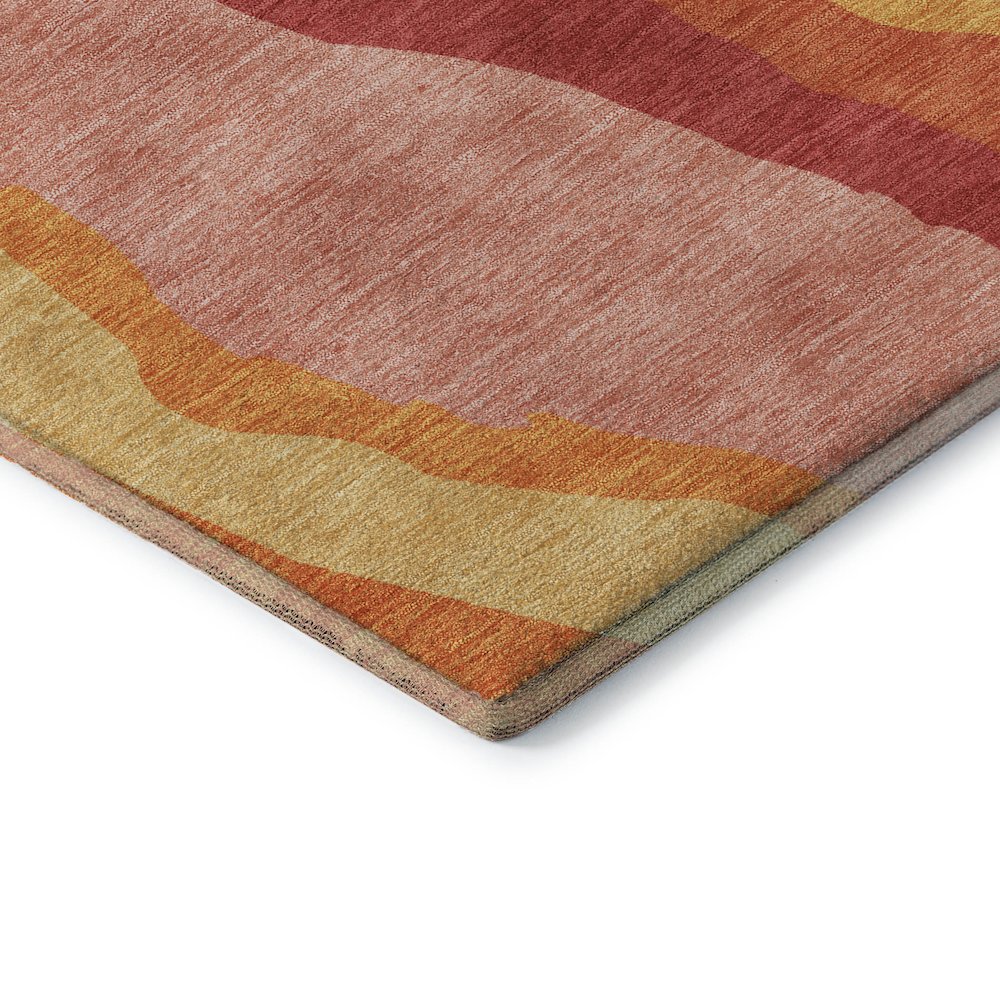 Premium Machine Washable Mayfield AMF1047 Blush 8' x 8' Round Rug. Picture 3