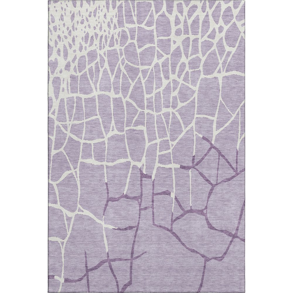 Premium Machine Washable Mayfield AMF1049 Lavender 10' x 14' Rug. Picture 1