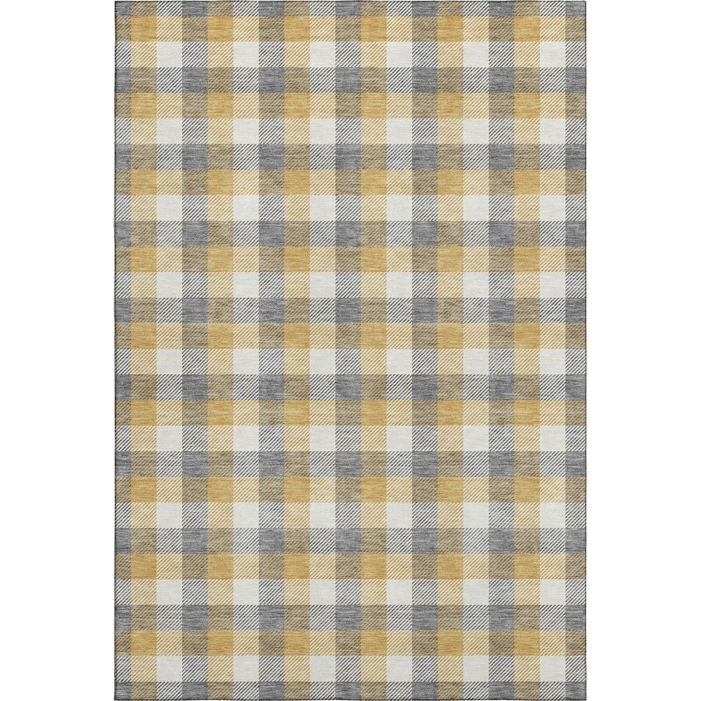 Premium Machine Washable Mayfield AMF1053 Gray 10' x 14' Rug. Picture 1