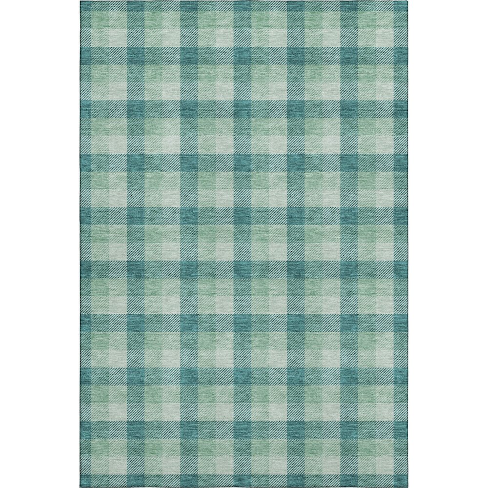 Premium Machine Washable Mayfield AMF1053 Seafoam 10' x 14' Rug. Picture 1