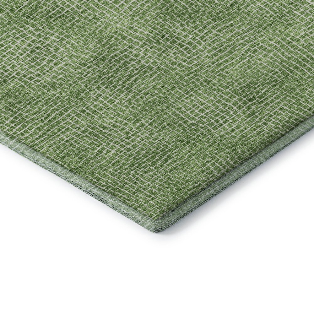 Premium Machine Washable Mayfield AMF1057 Green 8' x 8' Round Rug. Picture 3