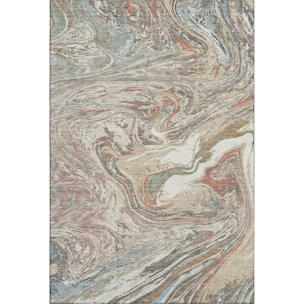 Premium Machine Washable Mayfield AMF1061 Beige 10' x 14' Rug. Picture 1