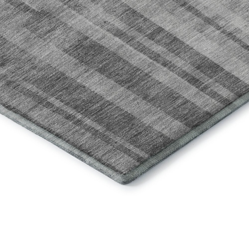 Premium Machine Washable Mayfield AMF1063 Gray 8' x 8' Round Rug. Picture 3