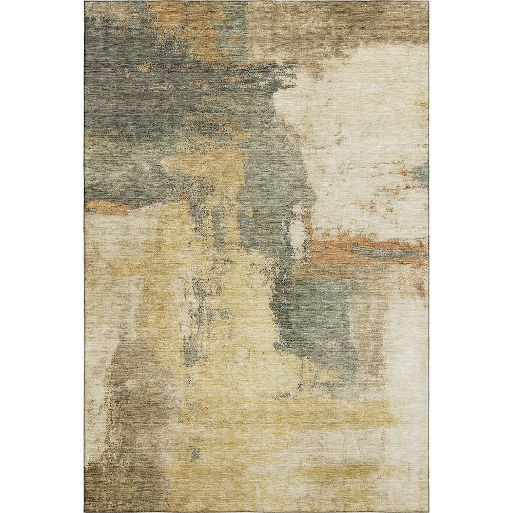 Premium Machine Washable Mayfield AMF1068 Sage 10' x 14' Rug. Picture 1