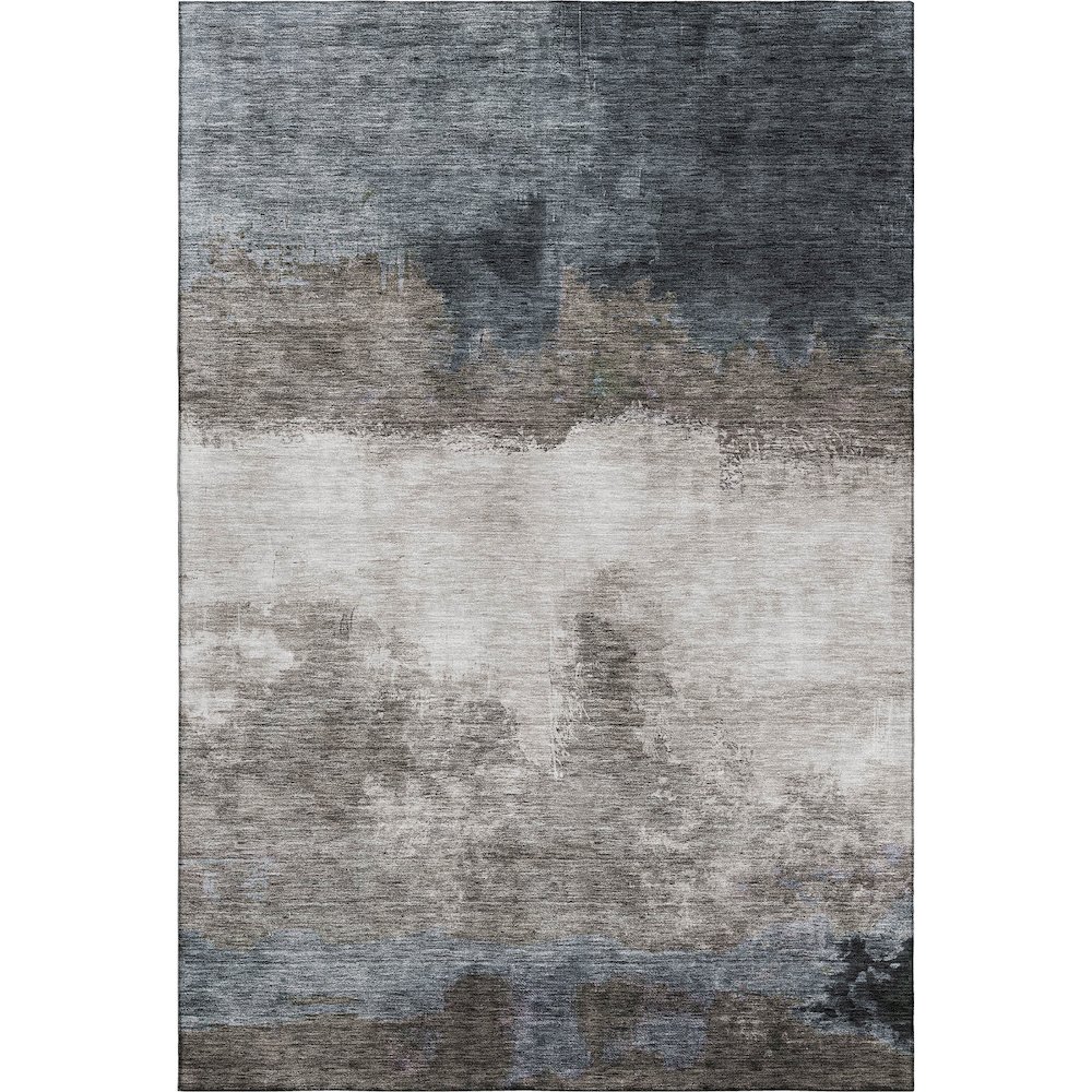 Premium Machine Washable Mayfield AMF1070 Gray 10' x 14' Rug. Picture 1